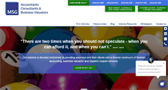 Desktop Screenshot of msgcpa.com